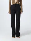 Jacquemus Le Pantalon Tibau Wool Twill Flare Pants In Black