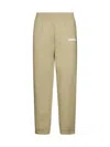 Jacquemus Le Jogging Cotton Sweatpants In Light Khaki