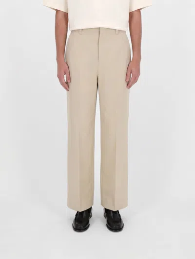 Jacquemus Pants Men In Neutral