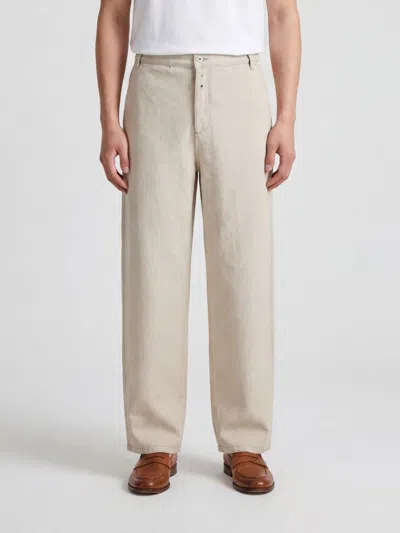 Jacquemus Pants Men Color Beige In Neutral