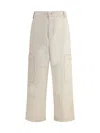 Jacquemus Cargo Trousers With Pockets And Loops In White