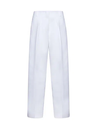 Jacquemus Pants In White