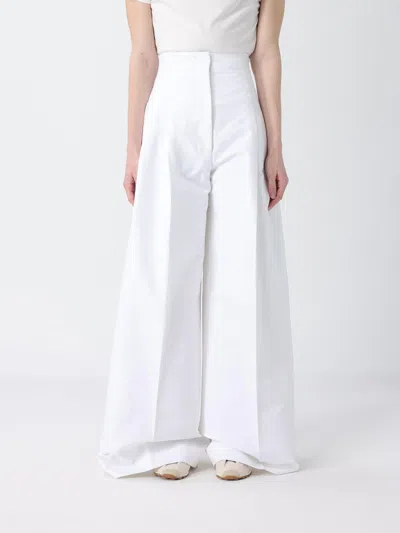 Jacquemus Pants Woman  In White