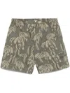 Jacquemus Le Aloe Shorts In Beige
