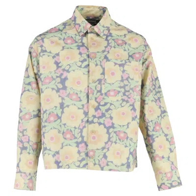 Jacquemus Papier Shirt In Floral Print Cotton In Multi