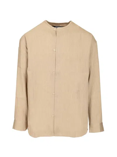 Jacquemus Pastro Buttoned Shirt In Neutral