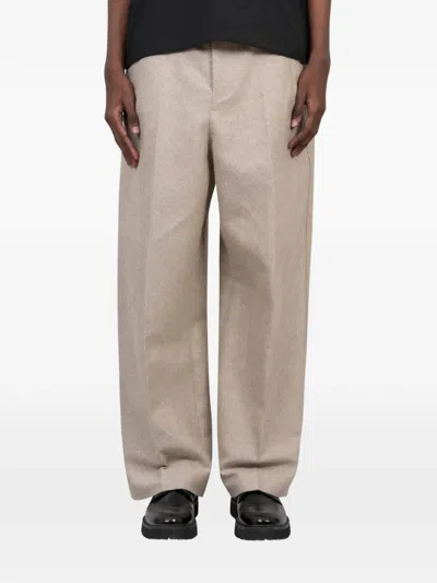 Jacquemus Pastro Trousers In Neutral
