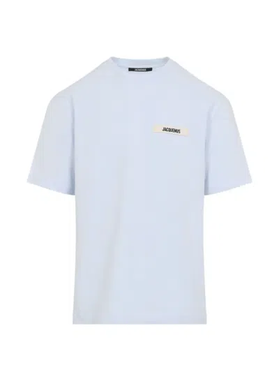 Jacquemus Patch T-shirt In Blue