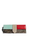 Jacquemus Patchwork Zebra-print Clutch Bag In Multi
