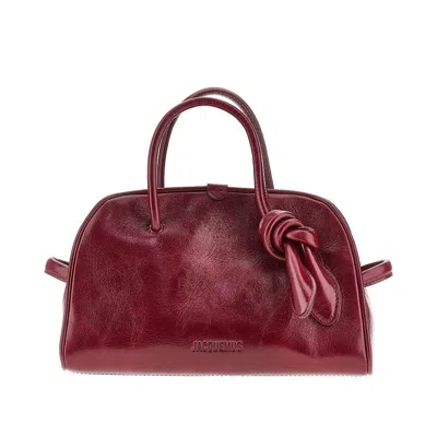 Jacquemus Patent Leather Small 'turismo' Bag In Red
