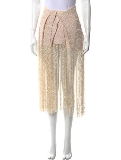 Pre-owned Jacquemus Patterned Midi Length Skirt W/ Tags In Pink