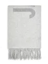 Jacquemus Patterned Scarf In Gray
