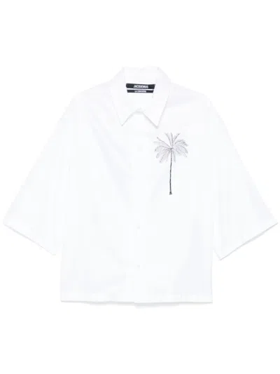 JACQUEMUS JACQUEMUS LA CHEMISE ALOE SHORT-SLEEVED SHIRT