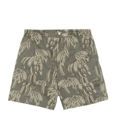 JACQUEMUS JACQUEMUS THE ALOE BANANA JACQUARD SHORTS