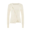 JACQUEMUS PAU ASYMMETRIC CARDIGAN