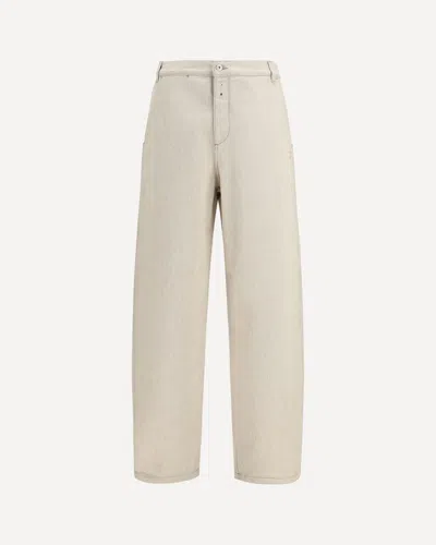 Jacquemus Paysan De-nîmes Denim Pants In Neutral