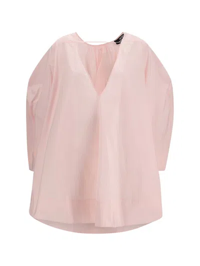 Jacquemus Paysan Mini Tunic Dress In Pink