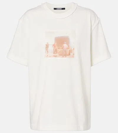 Jacquemus Paysan Printed Cotton Jersey T-shirt In White