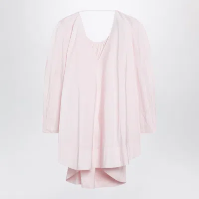 Jacquemus Paysan Tunic Dress In Light Pink