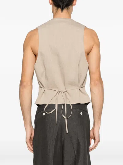 Jacquemus Paysan Waistcoat In Neutral