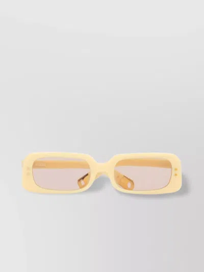 JACQUEMUS PEAR RECTANGULAR FRAME SUNGLASSES