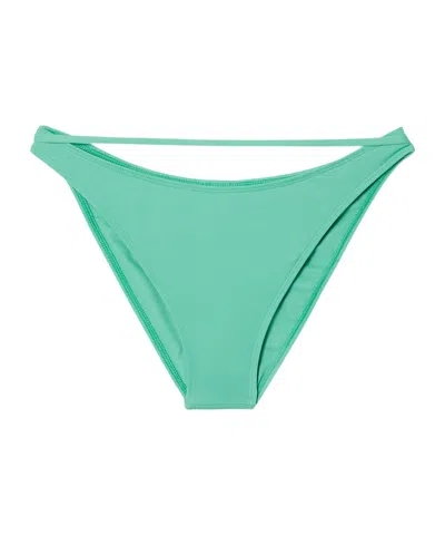 Jacquemus Peirado Cutout Recycled Bikini Briefs In Green