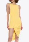 Jacquemus Peplo Sleeveless Draped High-low Dress