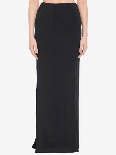 JACQUEMUS PEPLO LONG SKIRT