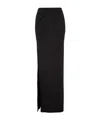 Jacquemus Peplo Maxi Skirt In Black