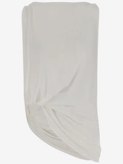Jacquemus Peplo Top In White