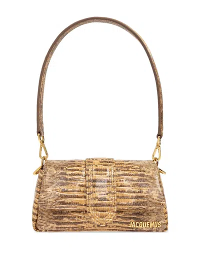 Jacquemus Le Petit Bambimou Leather Shoulder Bag In Beige