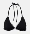 Jacquemus Triangle Bikini Top Le Haut De Maillot In Black