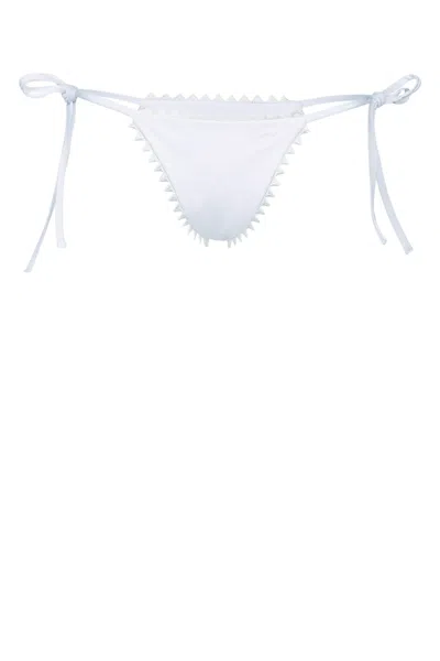 Jacquemus Picot-trim Swimsuit Bottom In White
