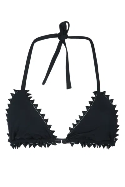 Jacquemus Picot-trim Swimsuit Top In White