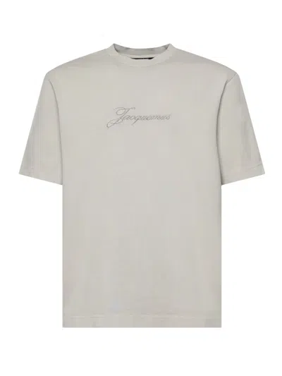 Jacquemus Pigmento Cotton Jersey T-shirt In Gray