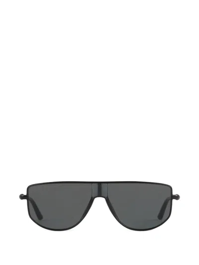 Jacquemus Pilot-frame Sunglasses In Black