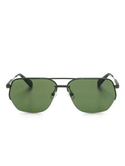 Jacquemus Pilot-frame Sunglasses In Green