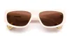 Jacquemus Pilota - Beige Sunglasses In White
