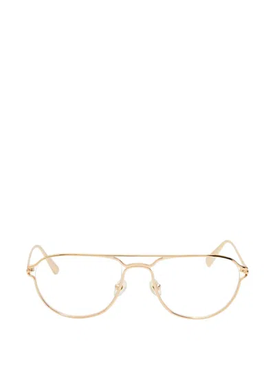Jacquemus Pilot-frame Glasses In Gold