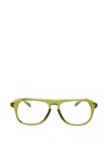 Jacquemus Pilot-frame Glasses In Green