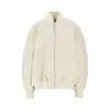 Jacquemus Le Blouson Pilu Alpaca & Virgin Wool Blend Bomber Jacket In Neutral