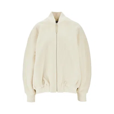 JACQUEMUS 'PILU' ALPACA AND WOOL BOMBER JACKET