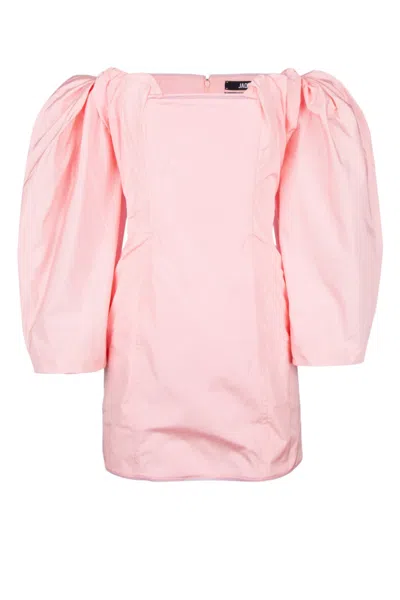 Jacquemus La Robe Taffetas Mini Dress In Multicolor