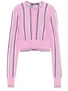 Jacquemus Pink Virgin Wool Le Cardigan Spiaggia Cardigan In Pink