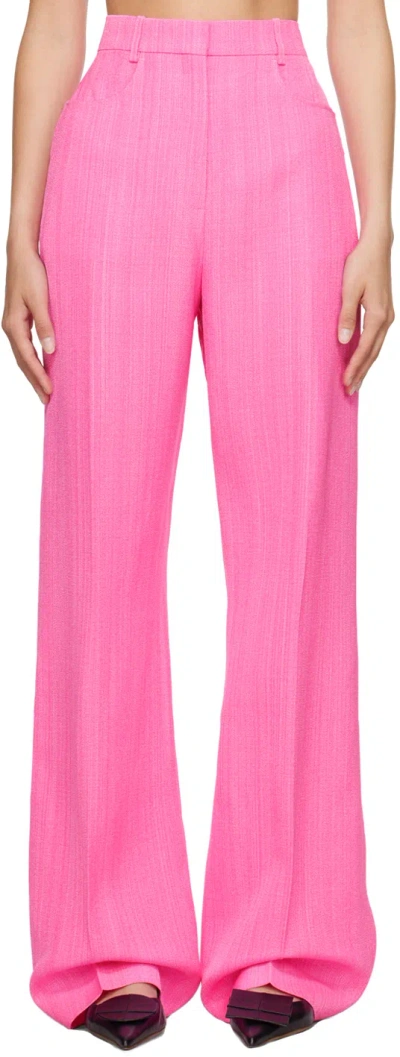 Jacquemus Pink Le Chouchou 'le Pantalon Sauge' Trousers
