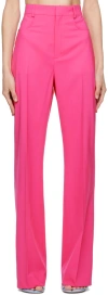 Jacquemus Pink Le Papier 'le Pantalon Sauge' Trousers In 430 Pink
