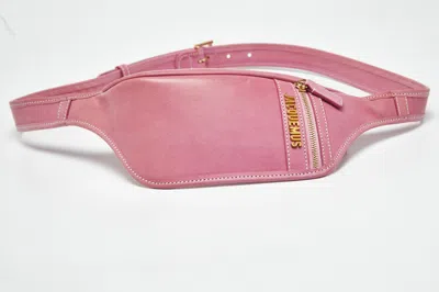 Pre-owned Jacquemus Pink Leather La Banane Belt Bag