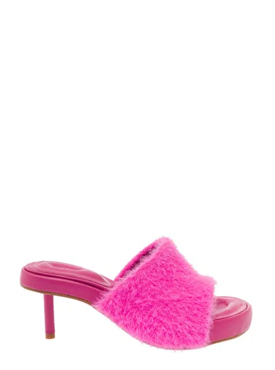 Jacquemus Pink Slip On Heels