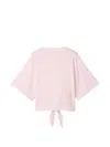 Jacquemus Moisson Oversized Open-back Jersey T-shirt In Pink