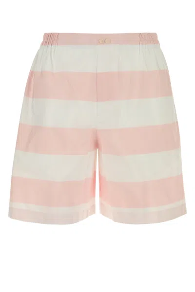 Jacquemus Pink Stripes Shorts